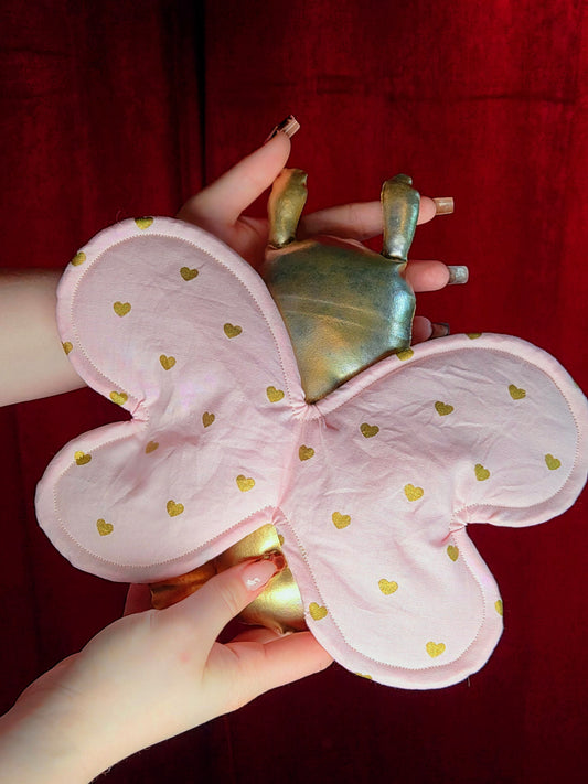 Love Bug Moth - Gold Dipped