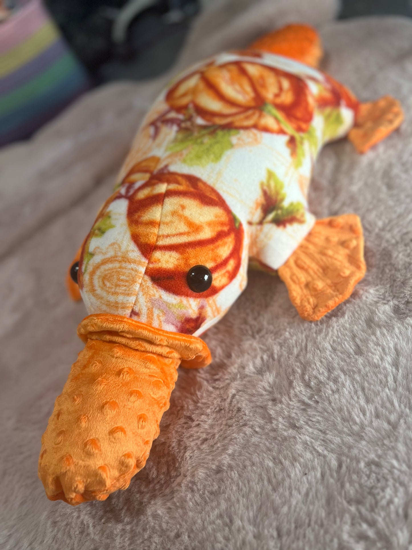 Platypus Plushie - Pumpkin 3lbs