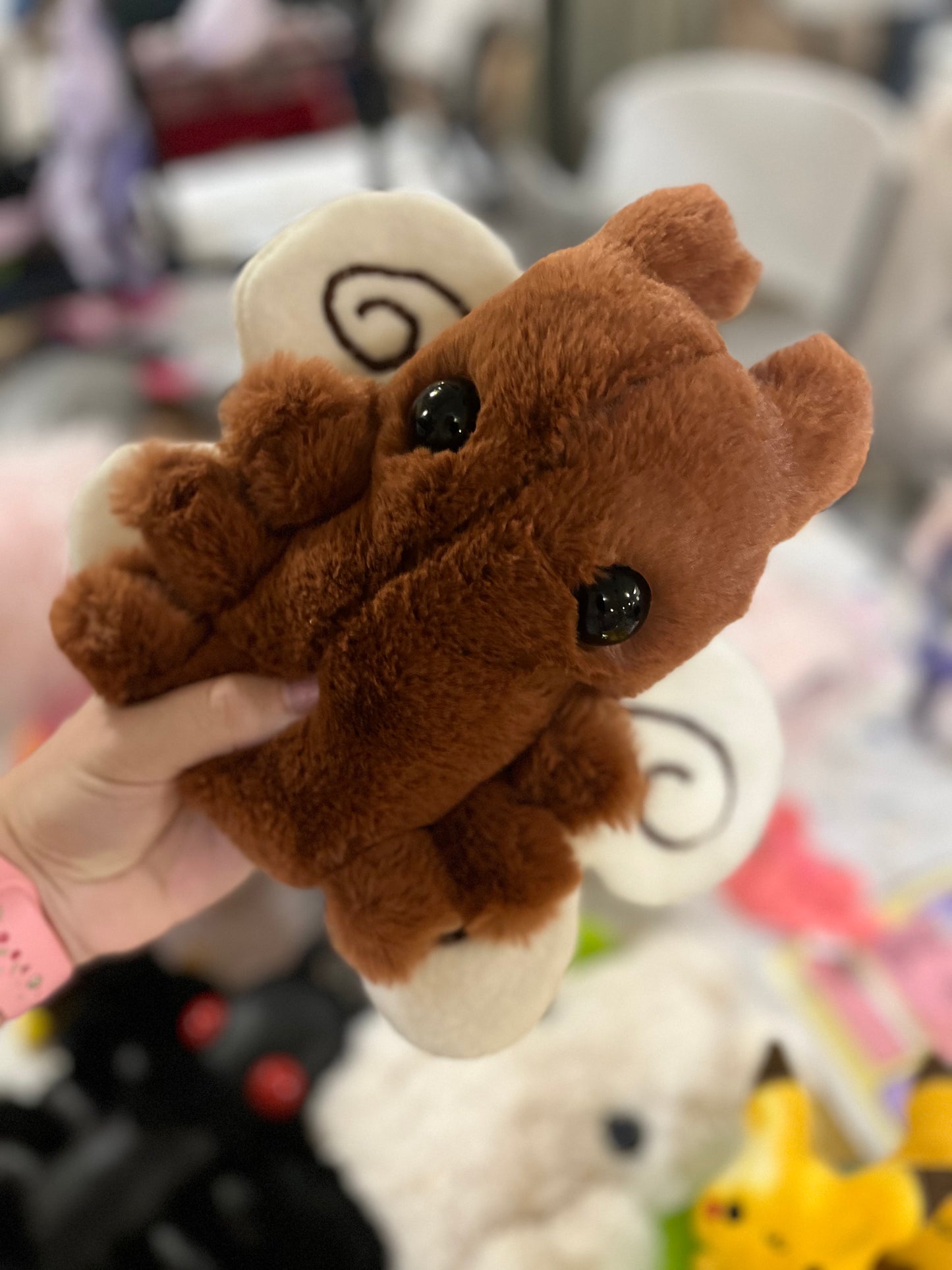 Moth Plushie - Brown Faux Fur