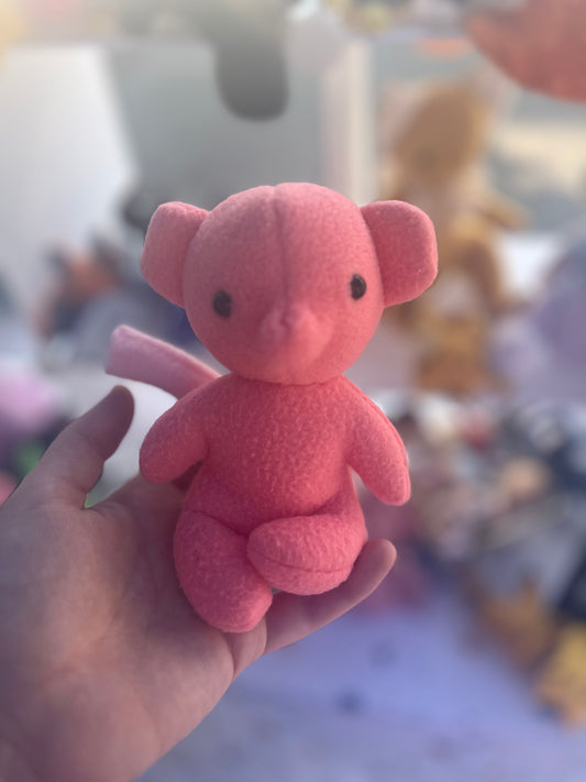 Sitting Mouse - pink