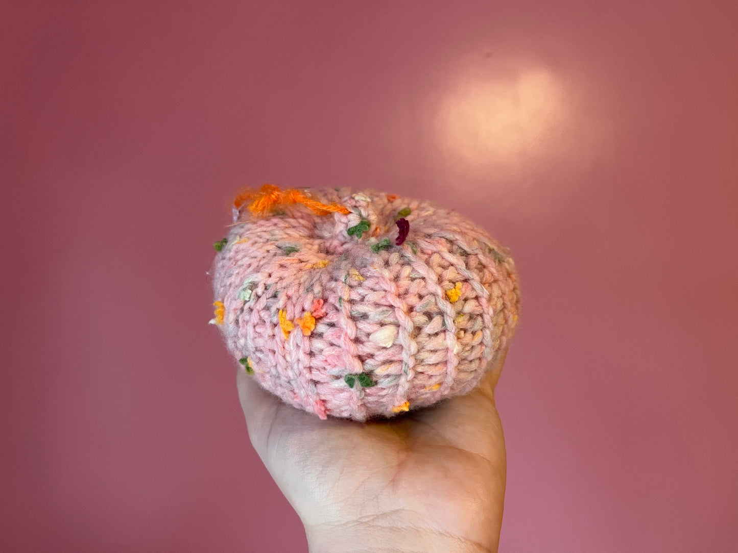 Crochet Confetti Pumpkin