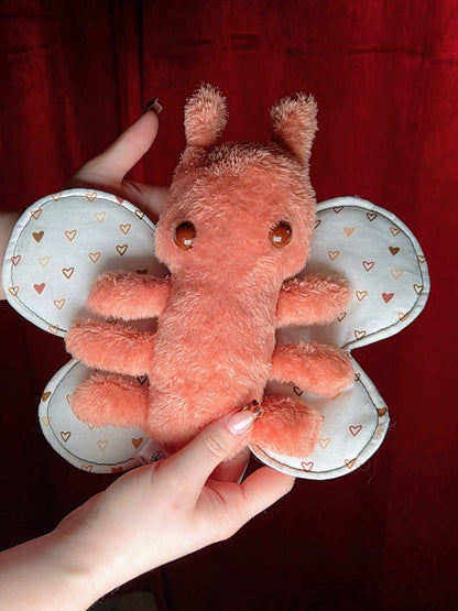 Love Bug Moth - Chocolate Hearts