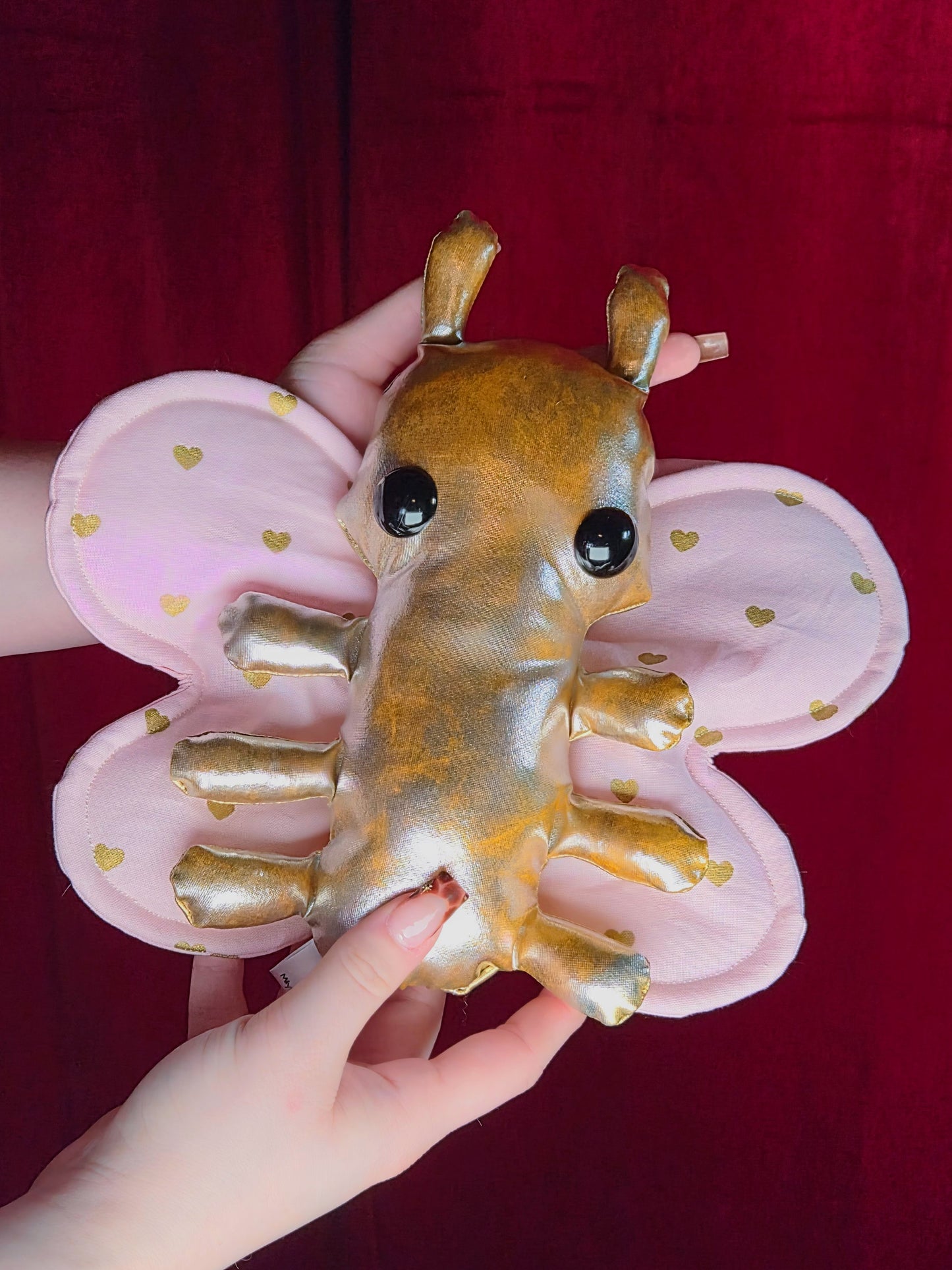 Love Bug Moth - Gold Dipped