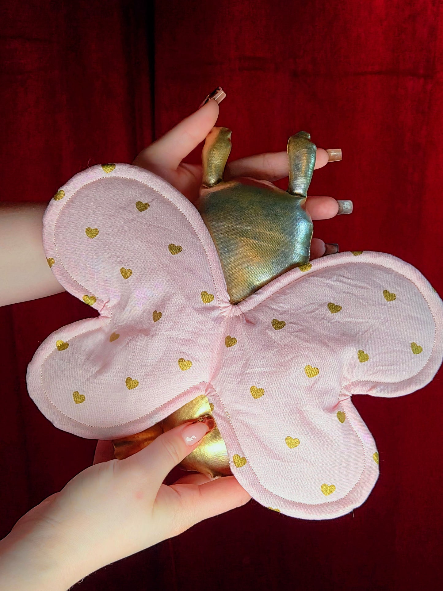 Love Bug Moth - Gold Dipped