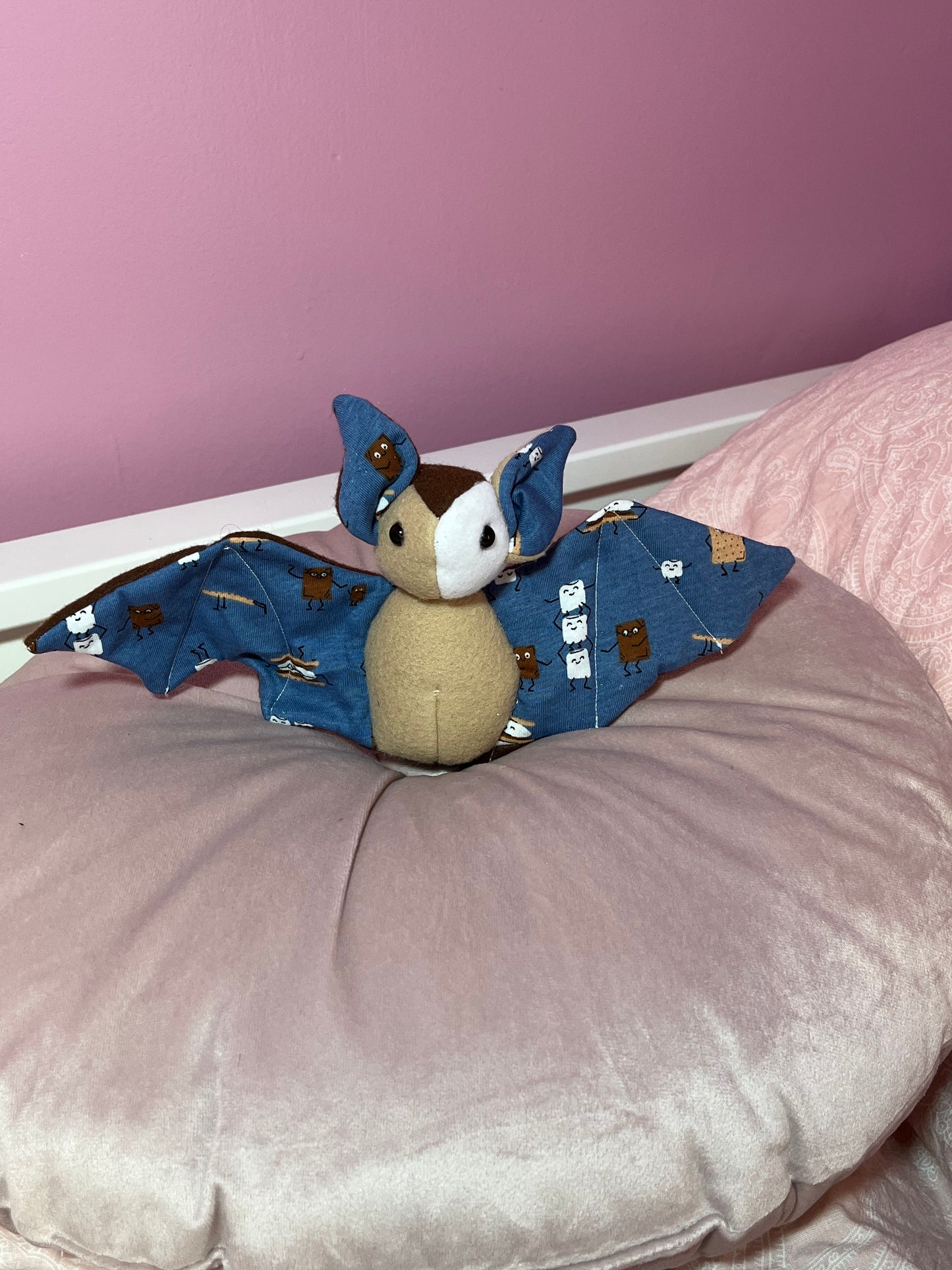 Bat Plushie - Crinkle Wing Smores V2