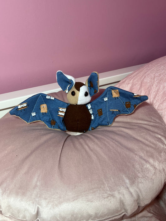 Bat Plushie - Crinkle Wing Smores V5