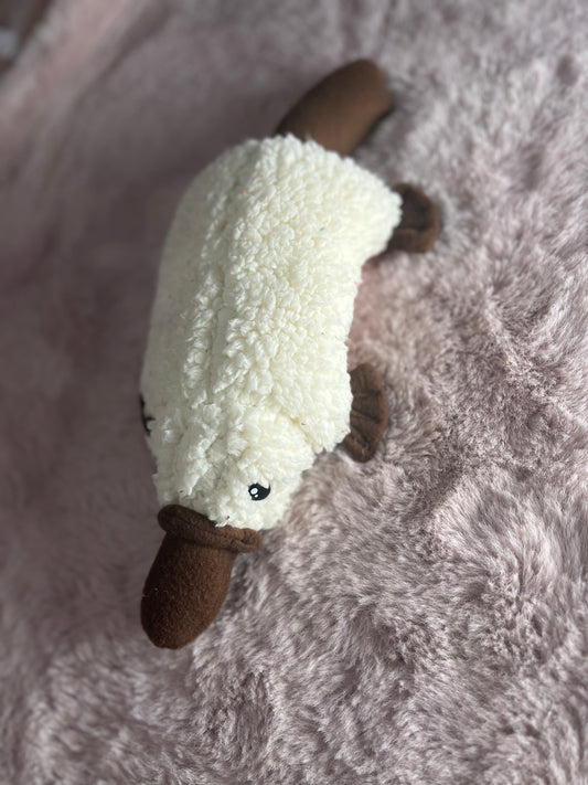 Baby Platypus Plushie - Fuzzy Baby