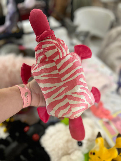 Baby Platypus Plushie - Zebra