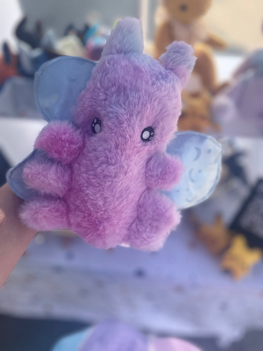 Moth Plushie - Fuzzy Baby