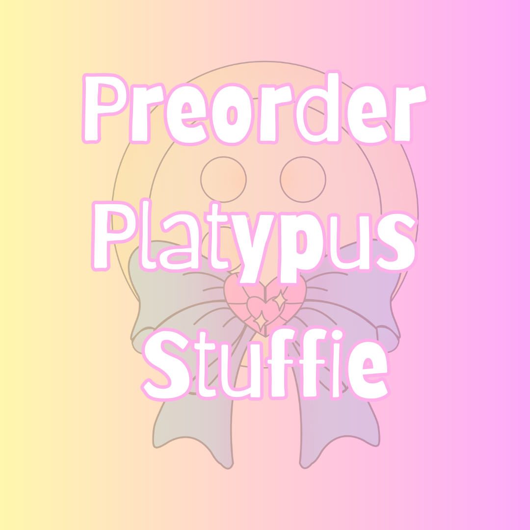 Preorder 30" Platypus Stuffie