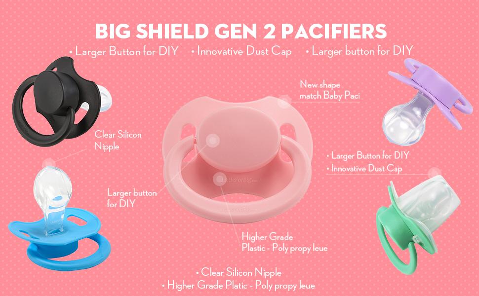 Adult Pacifier - Stuffie Tea Party