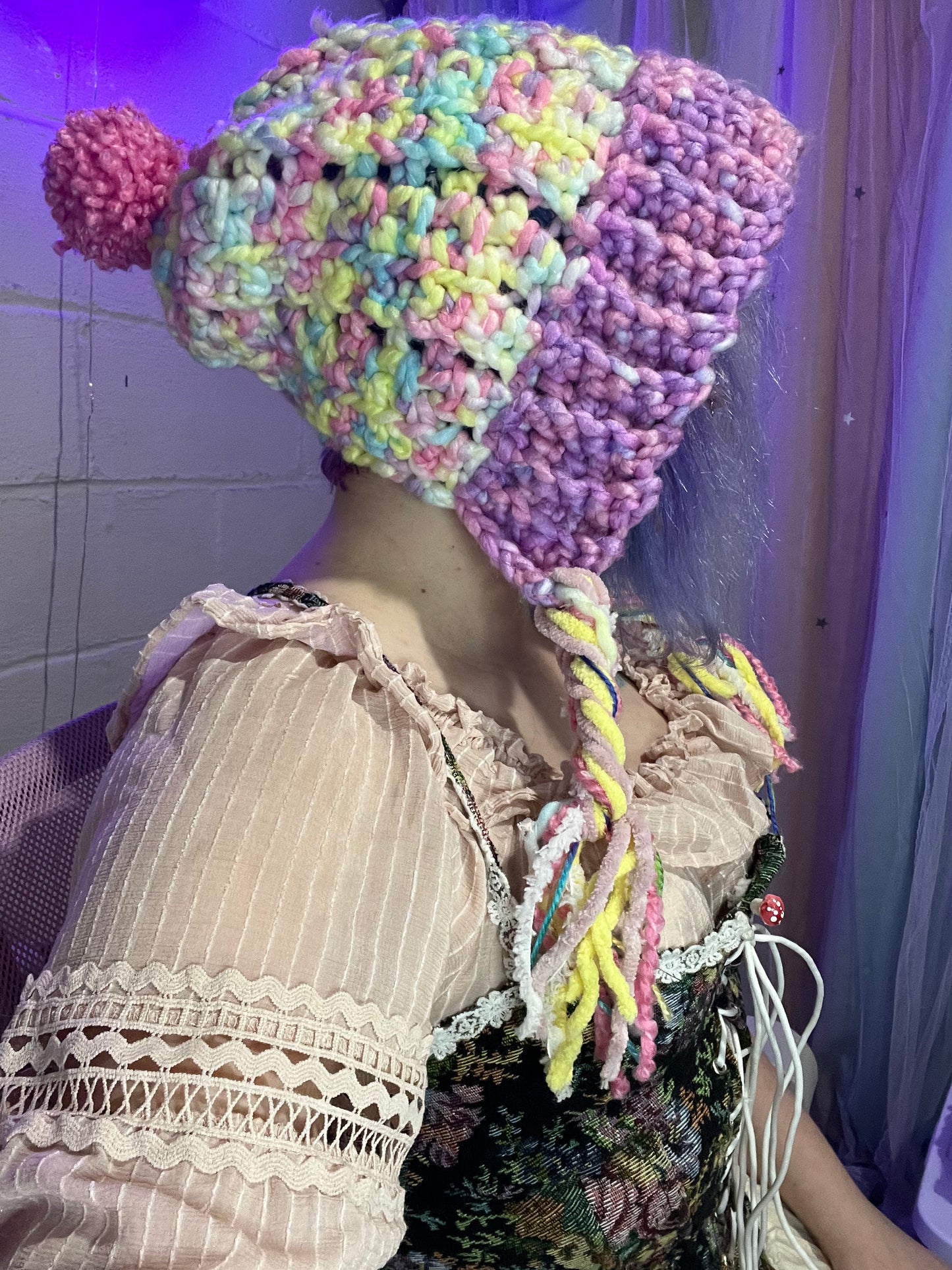 Cotton Candy FaerieTale Bonnet