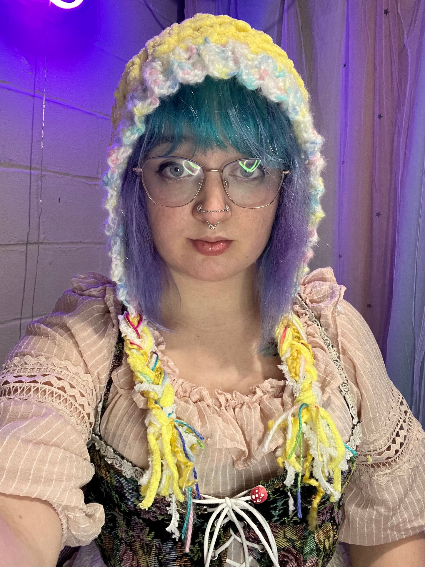 Cotton Candy FaerieTale Bonnet